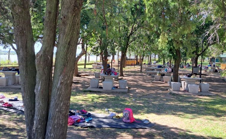 Pura diversión para grandes y chicos en el Polideportivo de San Lorenzo
