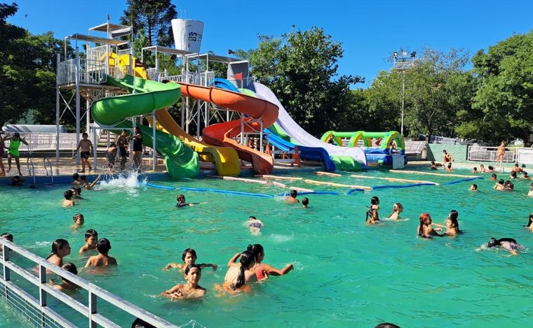 Pura diversión para grandes y chicos en el Polideportivo de San Lorenzo