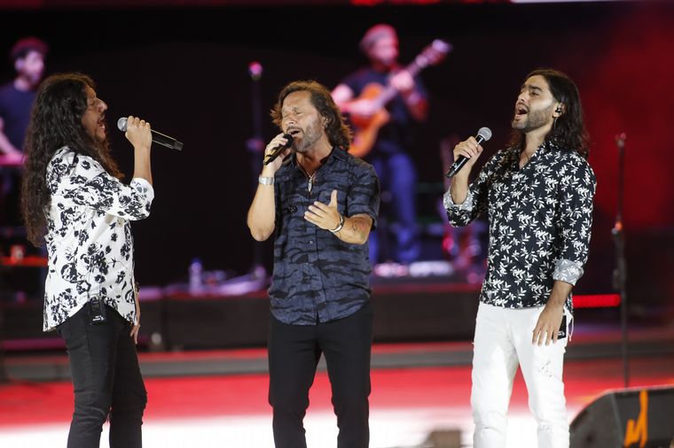 Diego Torres en la séptima luna de Cosquín (Foto: Daniel Cáceres)
