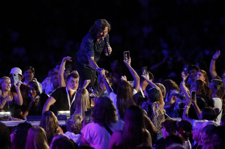 Diego Torres en la séptima luna de Cosquín (Foto: Daniel Cáceres)