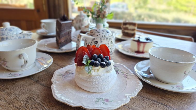 La Cabaña, Casa de Té, un rincón con encanto natural en Villa Giardino