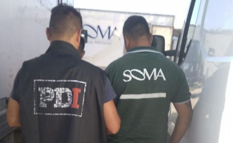 Los detenidos trabajarían en una empresa de recolección.