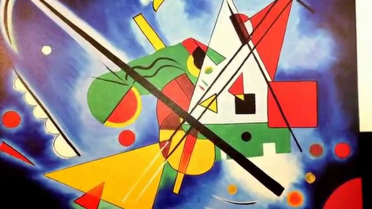 L'utopia in blu, de Kandinsky.