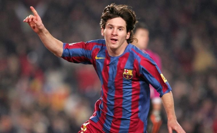 FOTO: Messi, en sus primeros años en Barcelona.