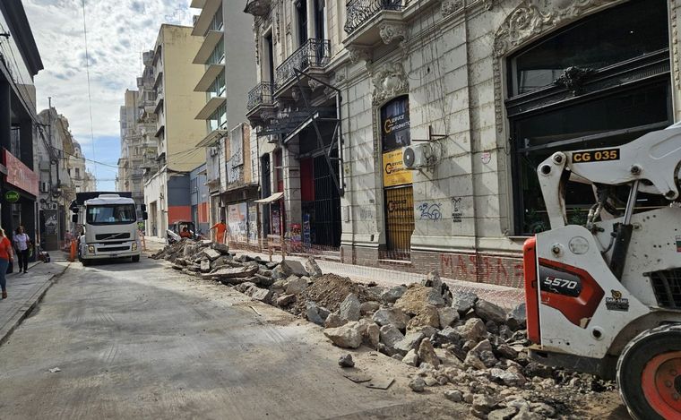 FOTO: Avanzan las obras en calle Santa Fe