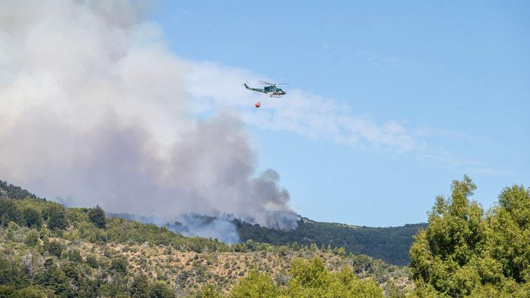 FOTO: Ya son más de 2.300 las hectáreas quemadas en el Parque Nacional Los Alerces