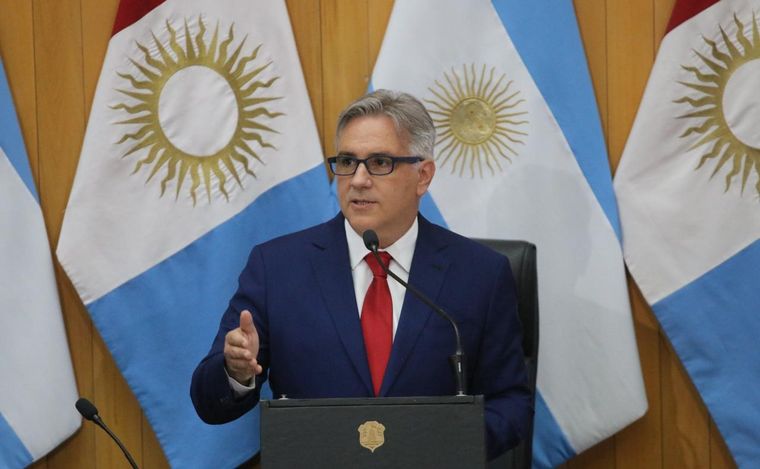 Martín Llaryora inauguró el 146° Periodo Legislativo. (Foto: Daniel Cáceres/Cadena 3)