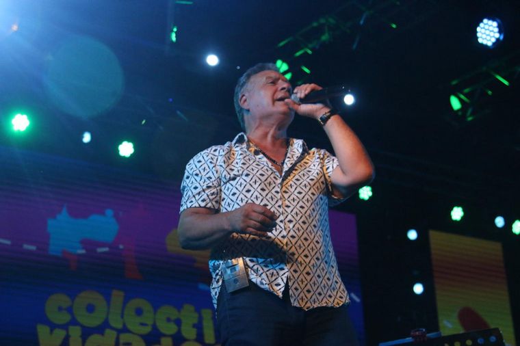 Fernando Bladys, en la segunda noche de la Fiesta de las Colectividades