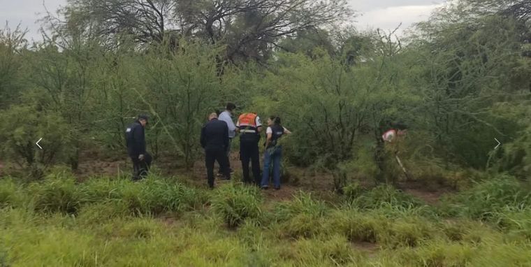 FOTO: El cadáver fue encontrado a un costado de la ruta 9, Ojo de Agua. (El Litoral))