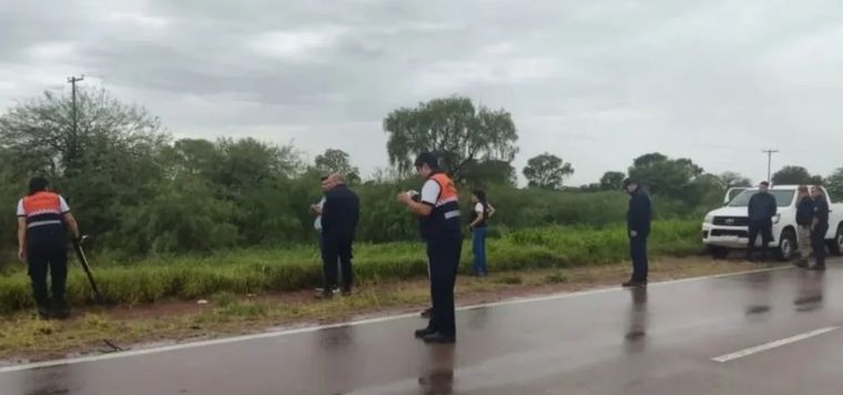 El cadáver de Aramayo fue encontrado a un costado de la ruta 9, cerca de Ojo de Agua.