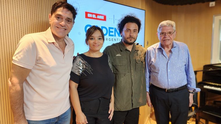 Raly Barrionuevo llenó de folclore y recuerdos los estudios de Cadena 3