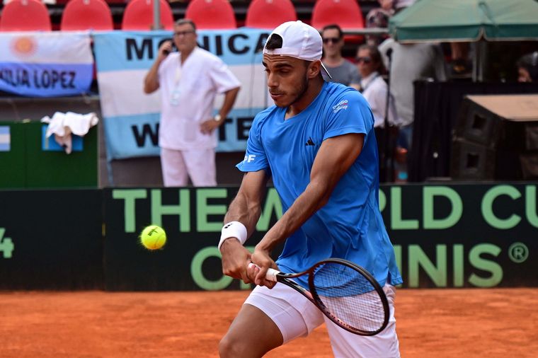Francisco Cerúndolo perdió el cuarto punto ante Skatov. 