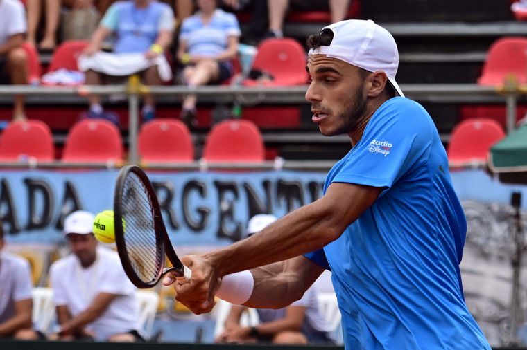 Francisco Cerúndolo perdió el cuarto punto ante Skatov. 