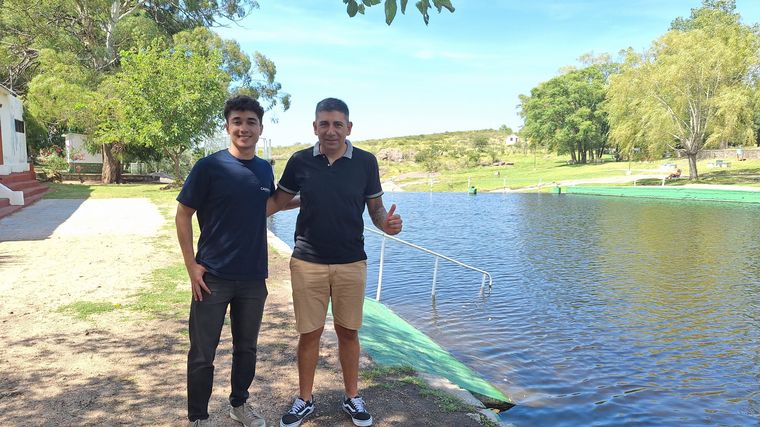 El balneario municipal de Achiras. 