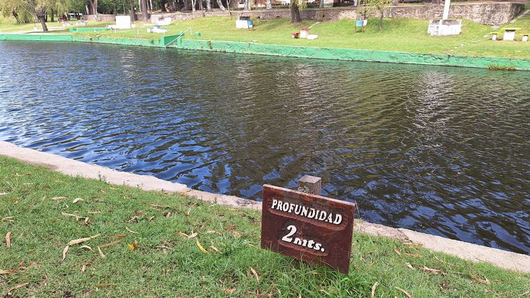 El balneario municipal de Achiras. 