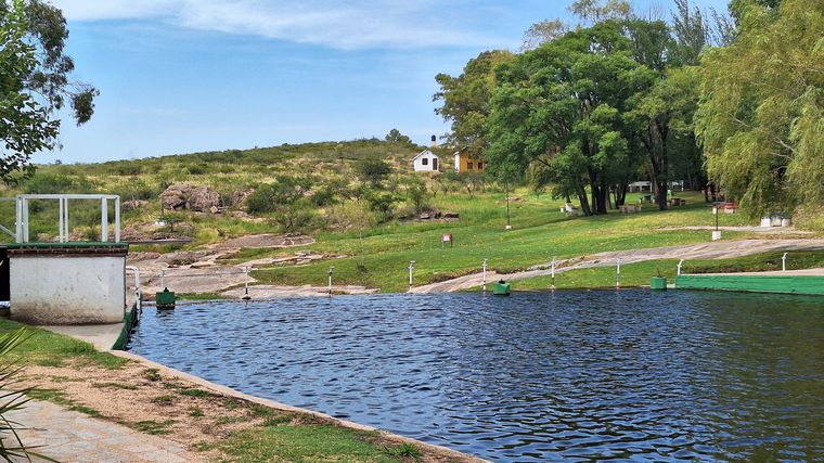 El balneario municipal de Achiras. 
