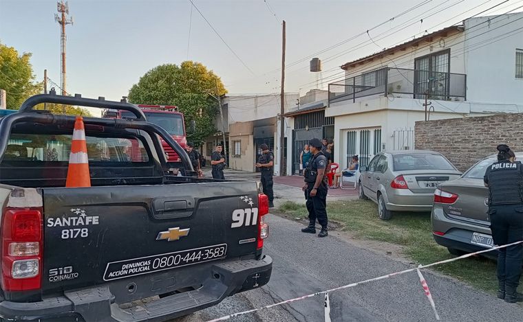 Rosario: incendio en una vivienda de zona sur: hallaron un hombre fallecido.