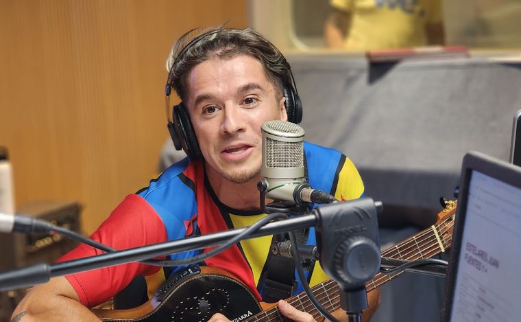 Jere Fijo visitó los estudios de Cadena 3.