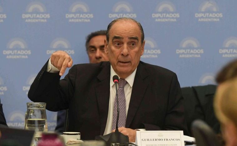 FOTO: Guillermo Francos, ministro del Interior.