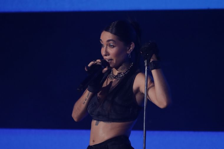 María Becerra y La Konga, figuras de la noche de sábado en Villa María.