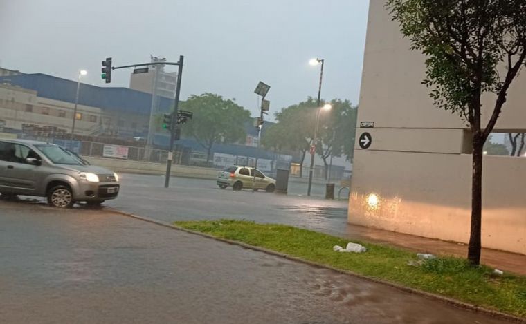 Diluvio en Rosario.