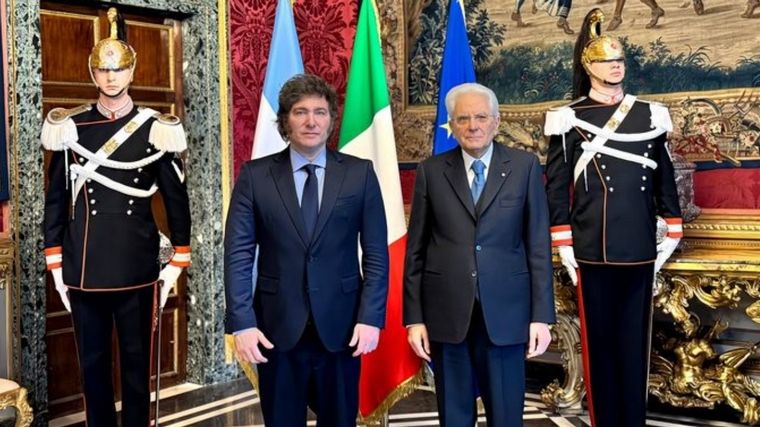 Milei y su par italiano coincidieron en 