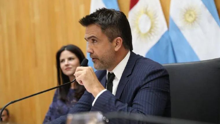 FOTO: Facundo Torres, presidente provisorio de la legislatura
