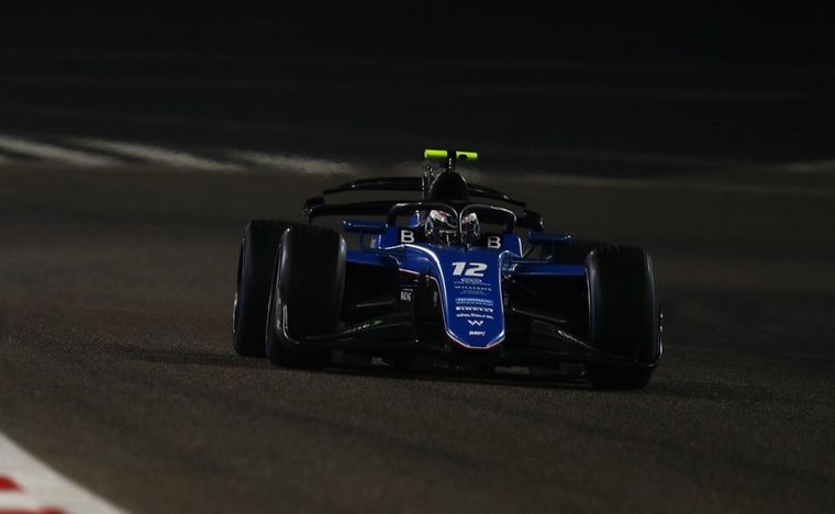 Colapinto lo hace bien en la F2, dos días en el Top 10 en la pretemporada