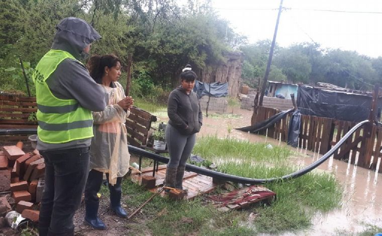 El temporal causó serios inconvenientes en Salta.