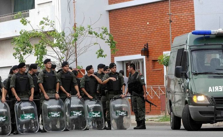 FOTO: Gendarmería en Rosario.