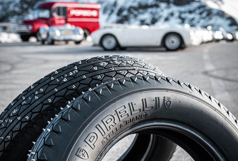 Stella Bianca para el Porsche 550 Spyder en la pista helada de Zell Am See