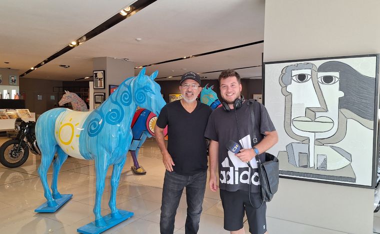 La galería de arte de Mario Lange, un espacio cultural sublime en Carlos Paz.