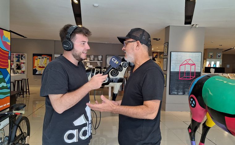 La galería de arte de Mario Lange, un espacio cultural sublime en Carlos Paz.