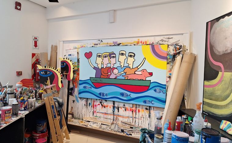 La galería de arte de Mario Lange, un espacio cultural sublime en Carlos Paz.