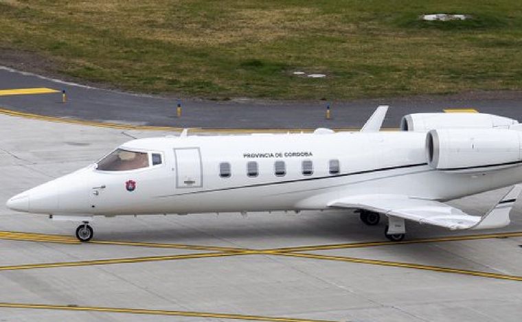 El avión sanitario de la provincia de Córdoba. (Foto: Airliners.net)