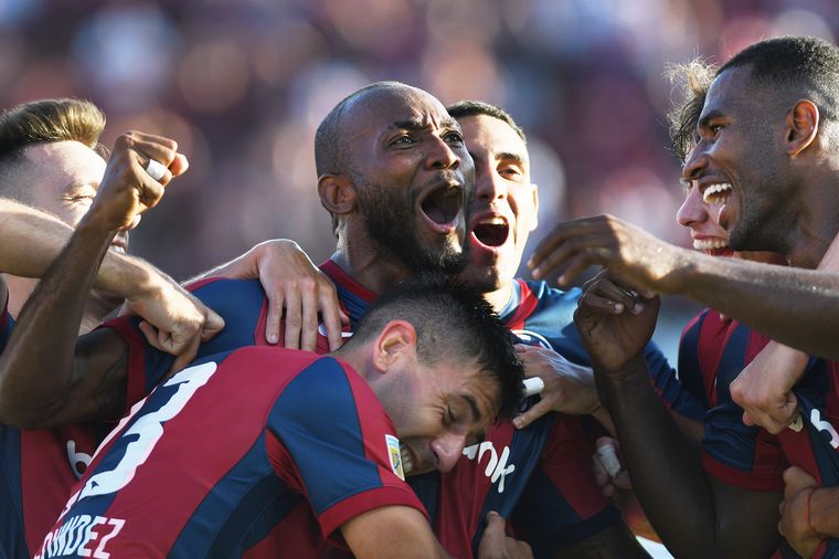 FOTO: San Lorenzo consiguió su primer triunfo en la Copa de la Liga. 