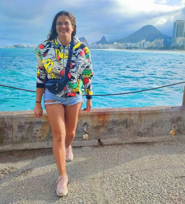FOTO: Greta Lambertini; un cambio en su estilo de vida, rodeada de paisaje carioca