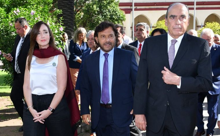 Sáenz encabezó los actos por la Batalla de Salta junto a Villarruel y Francos.