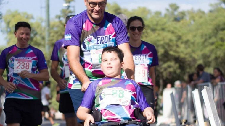 Maratón por las enfermedades poco frecuentes (Foto: @fundacion_lupus_argentina_)