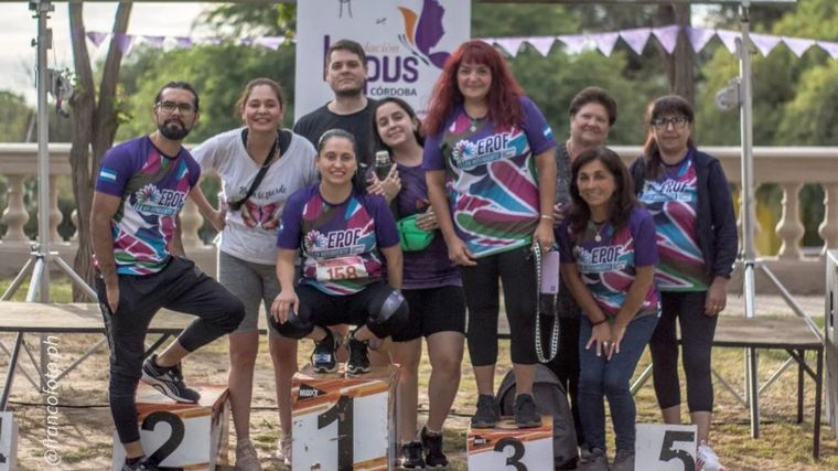Maratón por las enfermedades poco frecuentes (Foto: @fundacion_lupus_argentina_)