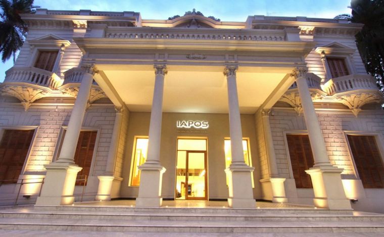 El edificio de Iapos en Rosario. 