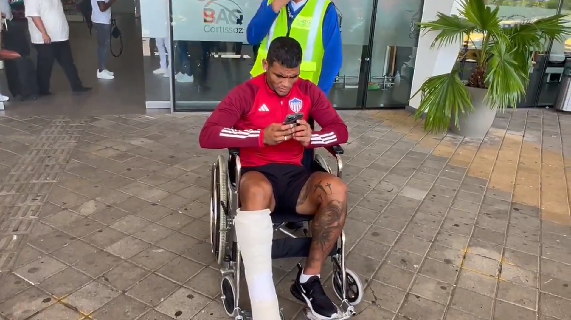 FOTO: Imagenes sensibles: el video de la dura lesión del ex Talleres Rafa Pérez