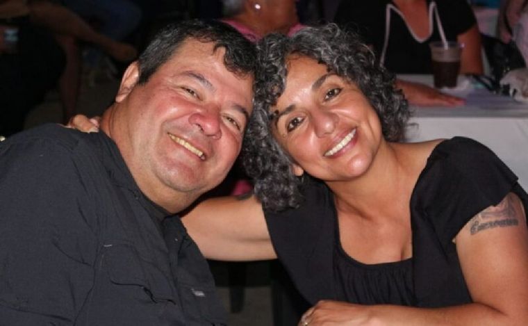 Emerenciano Sena y Marcela Acuña. (Foto: NA)