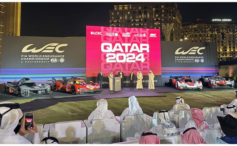 FOTO: 'El Prólogo' del FIA WEC en Catar debió postergarse por logística