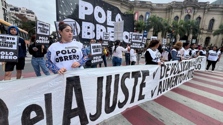 Protesta del Polo Obrero en Córdoba