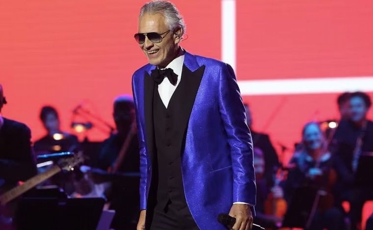 Andrea Bocelli, el gran tenor italiano. (Foto: La Tercera)