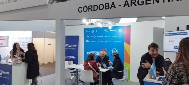 FOTO: El stand argentino en la MWC 2024. 