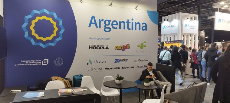 FOTO: El stand argentino en la MWC 2024. 