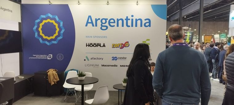 FOTO: El stand argentino en la MWC 2024. 