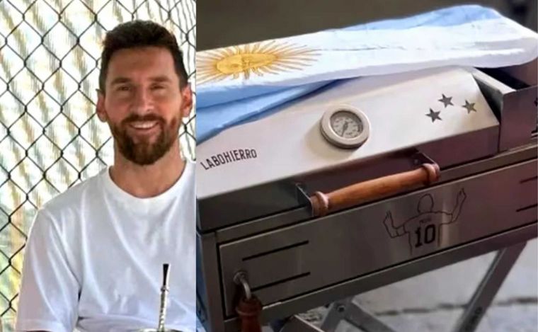 FOTO: Messi y su parrilla: el pedido que salvó el año de un emprendedor argentino.